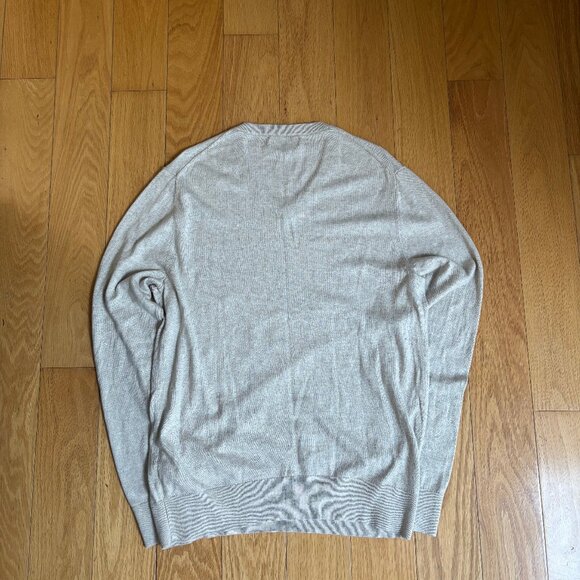 Banana Republic Premium Luxe Yarn V Neck Jumper M - Picture 2 of 3